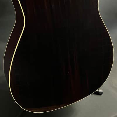 Yamaha FG830TBS Solid Top Dreadnought Acoustic Guitar Tobacco Sunburst image 10