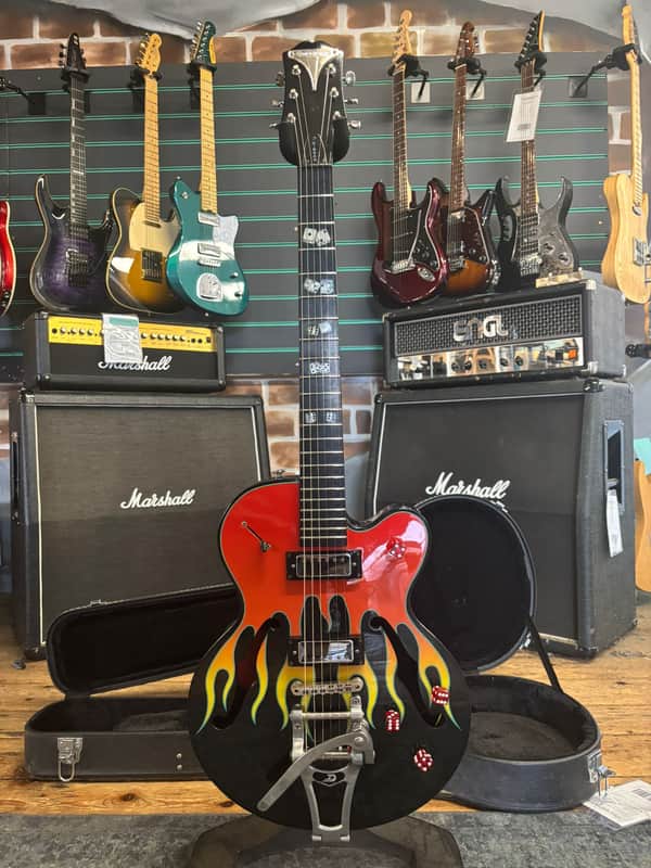 Epiphone FLAMEKAT エピフォン Ebony 指版 セミアコ Epiphone Flamekat (1999 - 2005) | Reverb