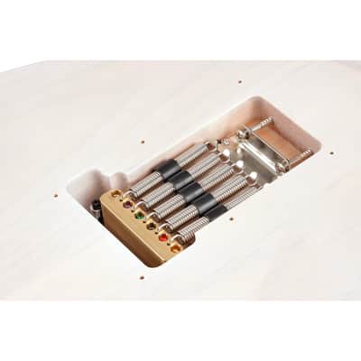Ibanez AZ Prestige AZ2204N-AWD 6-String Solid Body Electric Guitar with Rosewood Fretboard, Right-Handed, Antique White Blonde image 7