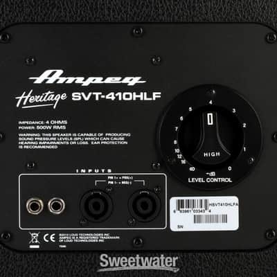 Ampeg Heritage SVT-410HLF 4x10-inch 500-watt Bass Cabinet with Horn (HSVT410HLFd2) image 5