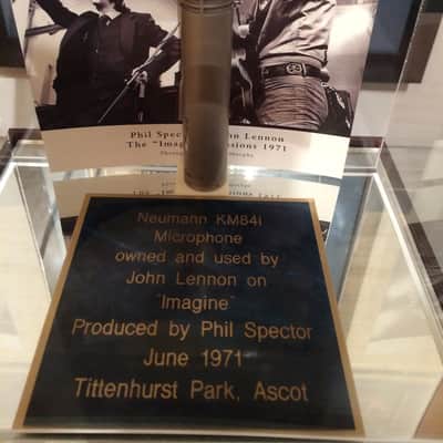 Beatles John Lennon "Imagine" album Studio Used Neumann KM 84i microphone image 1