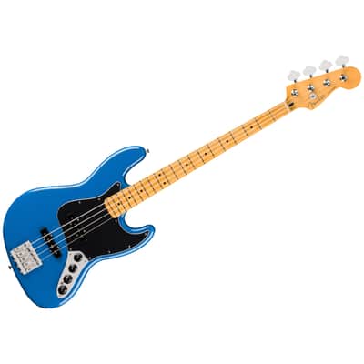 Player II Modified Active Jazz Bass Maple Electric Blue Fender image 1