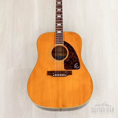 1968 Epiphone Frontier FT-110N Vintage Dreadnought Acoustic Guitar, Gibson-Made Kalamazoo w/ Case image 2