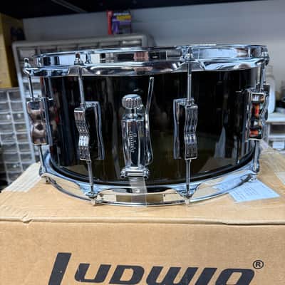 Ludwig Vistalite Reissue 6.5x14" Snare Drum - Smoke - Never Used image 2
