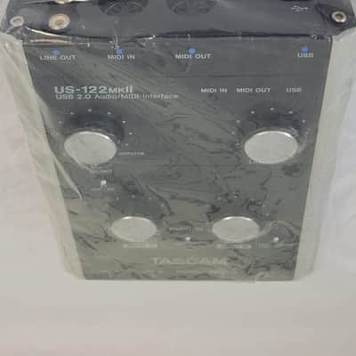 TASCAM US-122 MKII USB Audio Interface 2010s - Black image 2
