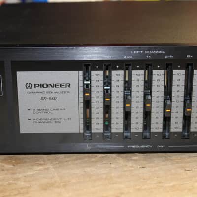 Restored Pioneer  GR-560 7 Band Graphic Equalizer (10) image 3
