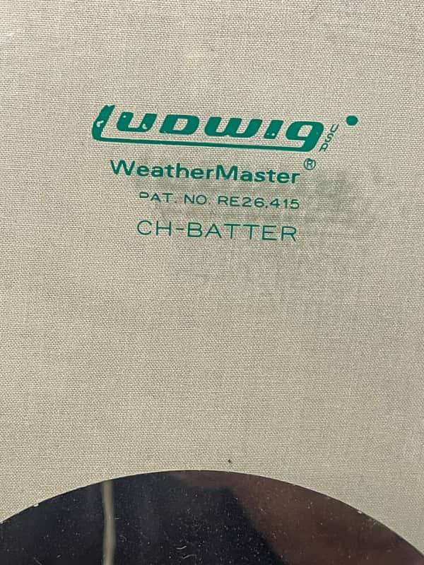 Ludwig Weather Master 16 inch Silver Dot head NOS image 1