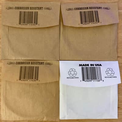 Four Single Guitar Strings - .034 and .036 Gauge (Ernie Ball) Opened, Not Played image 3