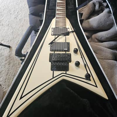 Jackson X Series RRXMG Rhoads 2012 - 2016 - White with Black Pinstripes image 2
