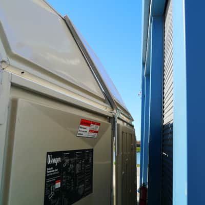 LOT OF 7 WENGER TRAVELMASTER ACOUSTICAL CHOIR SHELLS 4 BASE+3 FILLER w/ CART - $11,995 LIST - CAN SHIP! image 4