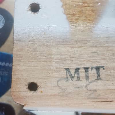 Mjt Thinline Loaded Telecaster body Single Bound  Olympic white/natural image 4