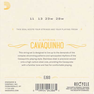 D'Addario EJ93 Cavaquinho Strings image 2