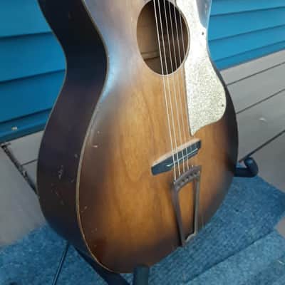 Regal Pre-War Vintage Parlor Guitar (*sparkle pick guard) image 4