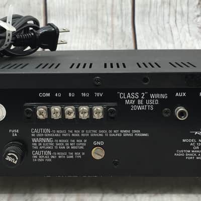 Vintage Realistic MPA-20 Solid State Public Address Amplifier image 4