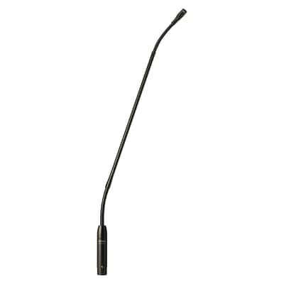 Shure MX418D/C Cardioid Condenser Microphone, 18" Gooseneck, Includes Desktop Base with 10' Cable, Logic Functions, Programmable Switch, LED Indicator, Snap-Fit Foam Windscreen image 1