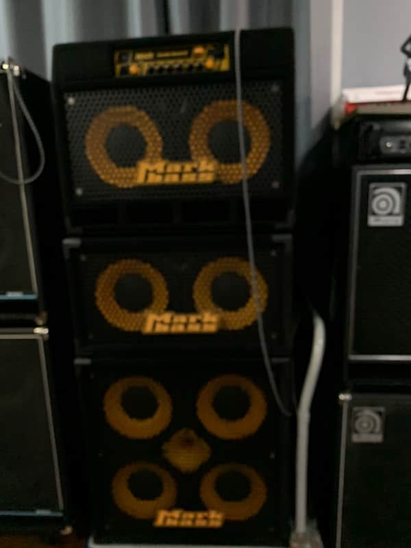 Markbass 300-Watt 2x10" Bass Combo with extra 2 10' speaker cabinet and 4 10' speaker cabinet image 1