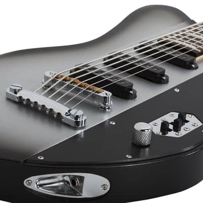 Schecter Robert Smith UltraCure VI Silver Burst Pearl image 5