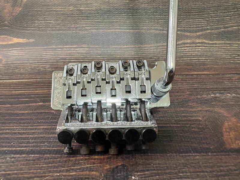 Peavey Wolfgang Floyd Rose Tremolo Unit Bridge Chrome image 1