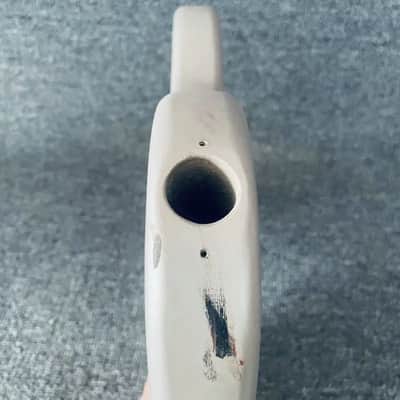 White Mini Basswood Guitar Body image 5