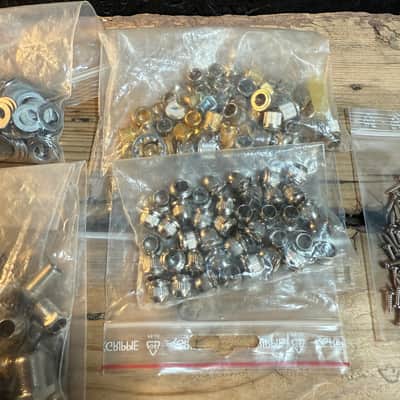 bulk lot of tuner Ferrules and bushings machine head screws for luthier repairs A image 5