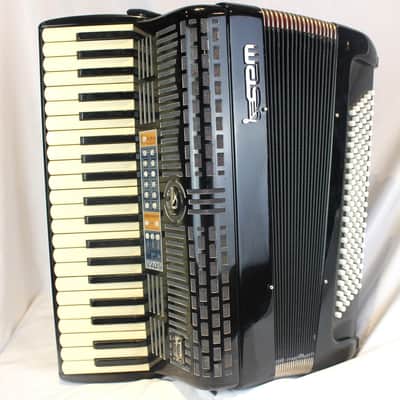 5966 - Black SEM Ciao Wireless Midi Piano Accordion Reedless Digital -  Accordion Only image 1