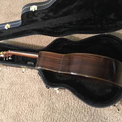 Yamaha  C-300 concert classical guitar  1970s Solid Spruce and rosewood back and sides image 10