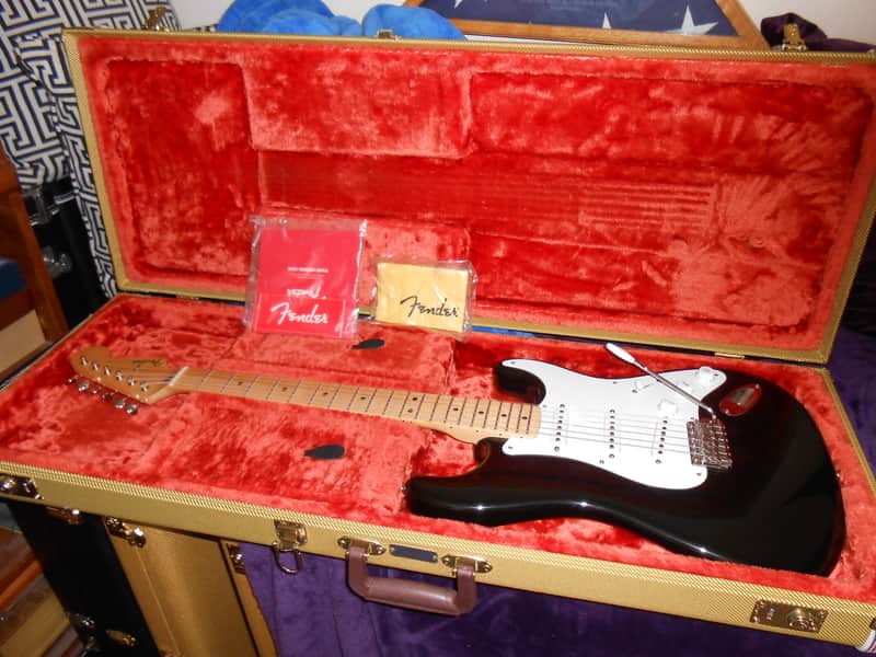 Fender Jimmie Vaughan 50's Stratocaster 1997 ? - Black with Fender case