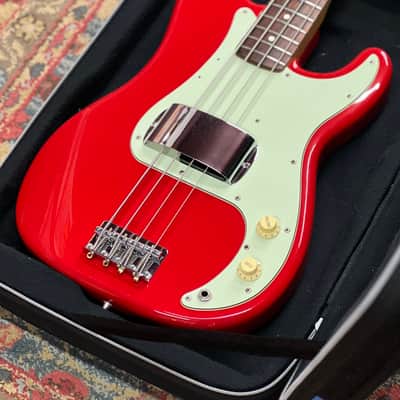 1995 Fender P-Bass - Black Label - MIM - Red image 14