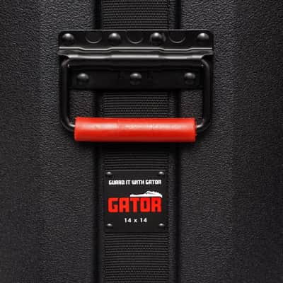 Gator Grooves Roto-Molded Floor Tom Case with Padding 14i x 14in image 7