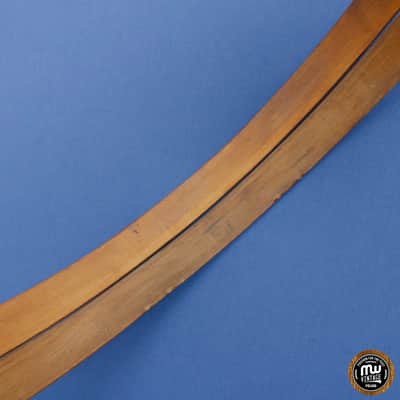 Ludwig 1-Ply Solid Maple Bassdrum Hoops 24" Walnut Cortex image 11