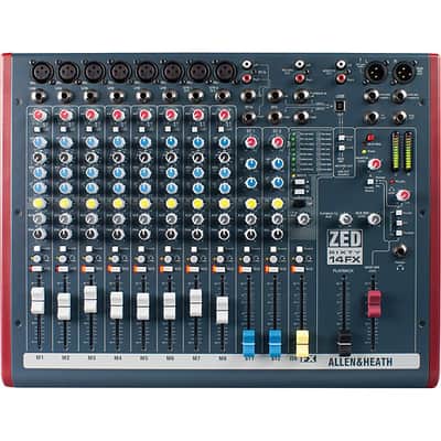 Allen & Heath ZED60-14FX - Touring Quality Audio Mixer with 6 Mic/Line, 2 Mic... image 3