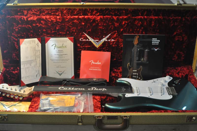 Fender Stratocaster 2022 - almond green Masterbuilt Todd Krause Eric clapton image 1