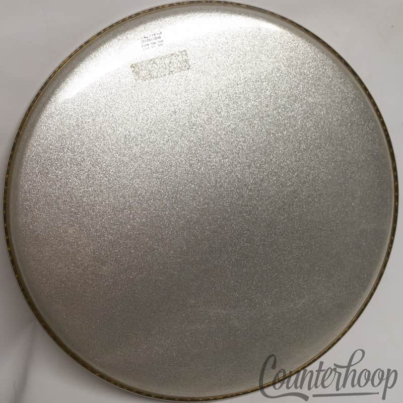 Remo 16"Silver Sparkle Sparkltone Batter Floor Tom Drum Head Plastic Sparkletone image 1