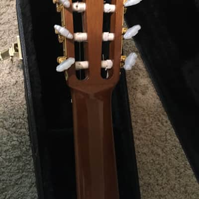 Yamaha  C-300 concert classical guitar  1970s Solid Spruce and rosewood back and sides image 15