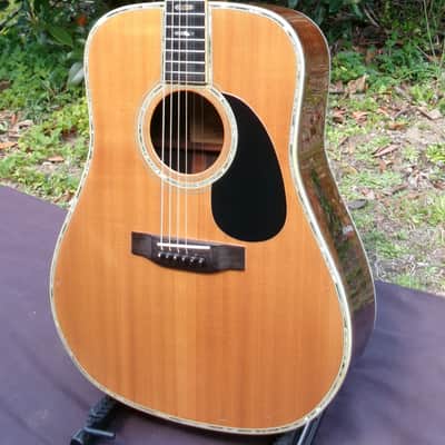 K Yairi YW-1000 Hand Crafted B. Rosewood Jacaranda Japan Vintage 1974 with Low Action image 4