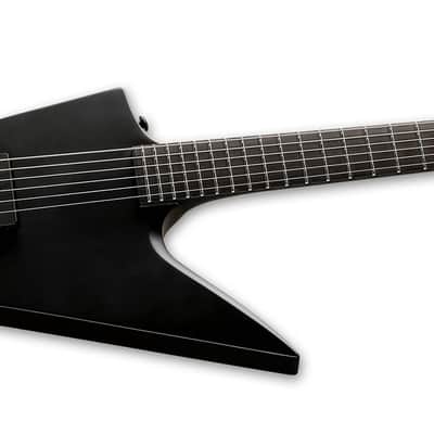 ESP LTD EX Black Metal Black Satin Electric Guitar + ESP EX Hard Case - B-Stock image 3