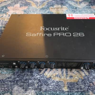 Focusrite Saffire Pro 26 Firewire Audio Interface 2000s - Black image 1