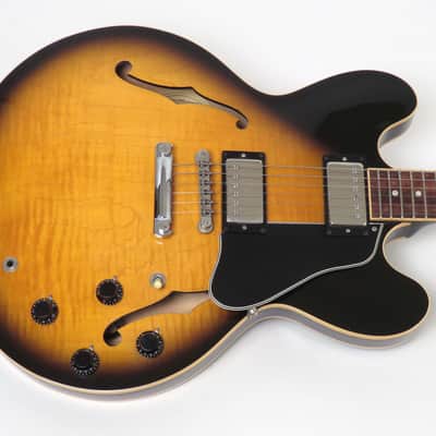 1995 Gibson ES-335 Dot Reissue - Sunburst - Flamed Maple! - Original Case image 2