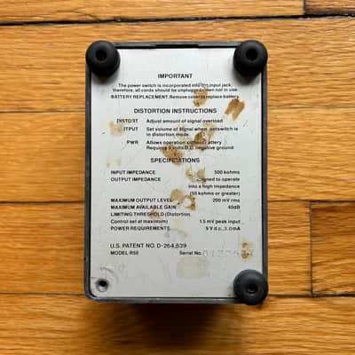 1980s Ross R50 Distortion Guitar Effects Pedal image 2
