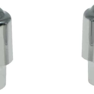 Pack of 2 Plastic Chrome Guitar Barrel Switch Tip 3 Way Pickup Selector Switch Knobs for U.S.or Import Tele/Telecaste image 2