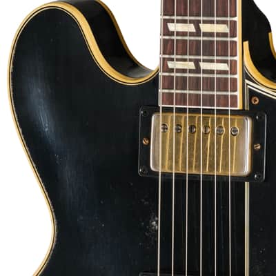 NEW! Gibson Custom 1959 ES-345 Reissue Electric Guitar - Ebony, Heavy Aged - 2026 Limited Edition Custom Collection - Authorized Dealer - Pre-Order image 9