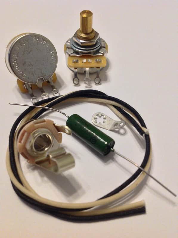 US Spec Wiring Harness Kit for P Bass CTS Pots .047uf Soviet Paper in Oil Cap image 1