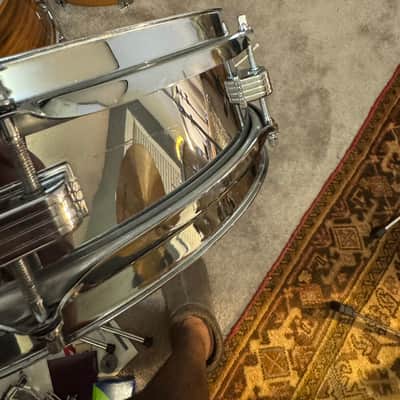 Ludwig No. 405 Aluminum Piccolo 3x13" 6-Lug Snare Drum with Keystone Badge 1968 - 1969 Chrome-Plated image 17