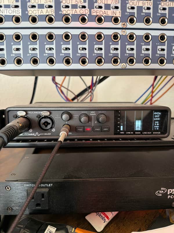 MOTU UltraLite-mk5 USB-C Audio Interface 2021 - Present - Black image 1