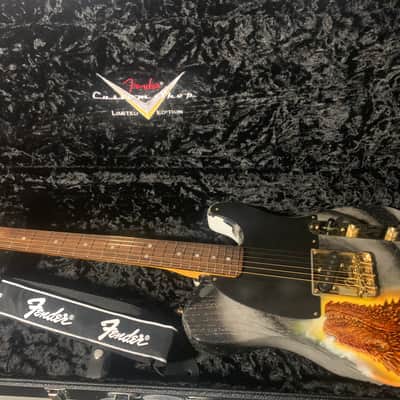 Fender  Esquire-Telecaster 6lb. Custom built w/ custom shop case By former Fender artist and worker. image 24