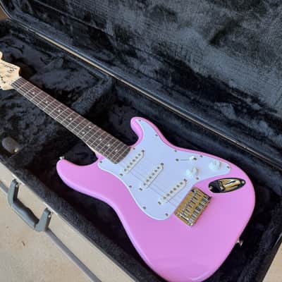 Fender Squier Mini Stratocaster - Shell Pink with Hard Case Bild 12