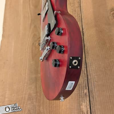 Gibson Les Paul Studio T 2016 – Red – Gibson Teardrop Gig Bag – Used Very Good image 7