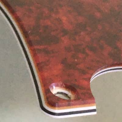 Vintage Spec 62 Celluloid Left 4Ply Tortoise Custom Tele Lefty Fender Pickguard image 12