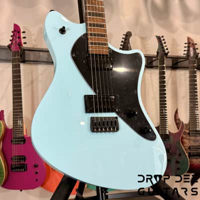 Balaguer Select Series Espada Limited Electric Guitar w/ Bag (4001)-Gloss Sky Blue image 3