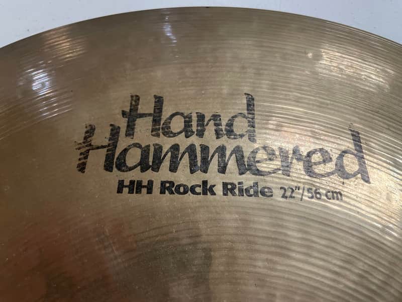 Sabian 22" HH Hand Hammered Rock Ride Cymbal 1992 - 2015 - Natural image 1